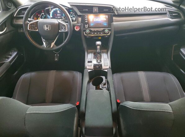 2HGFC1F30LH681562 2020 HONDA CIVIC Charcoal Dashboard view