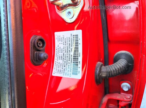 2HGFC1F31GH640184 2016 HONDA CIVIC Red Engine compartment view