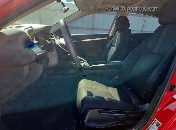 2HGFC1F31GH640184 2016 HONDA CIVIC Red Front interior view