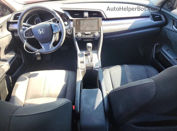 2HGFC1F31GH640184 2016 HONDA CIVIC Red Dashboard view