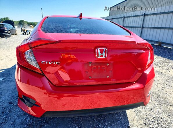 2HGFC1F31GH640184 2016 HONDA CIVIC Red Rear view