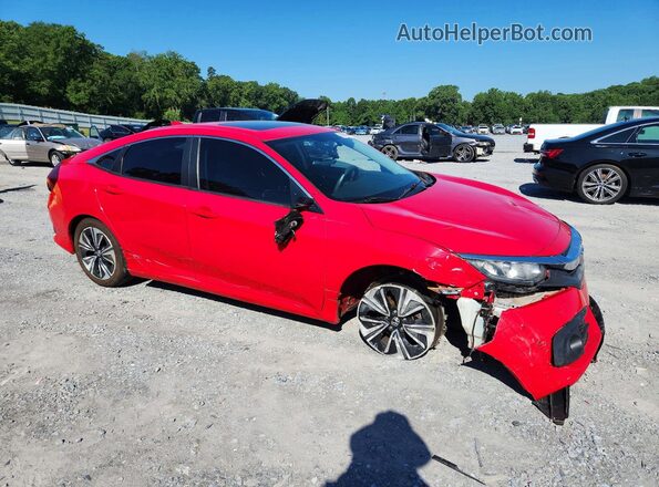 2HGFC1F31GH640184 2016 HONDA CIVIC Red Front right