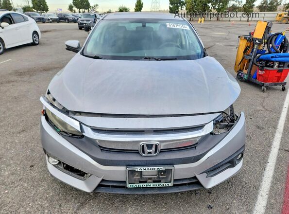 2HGFC1F31GH644946 2016 HONDA CIVIC Silver Front view