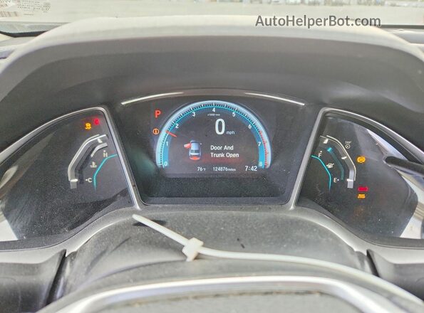 2HGFC1F31GH644946 2016 HONDA CIVIC Silver Instrument cluster view