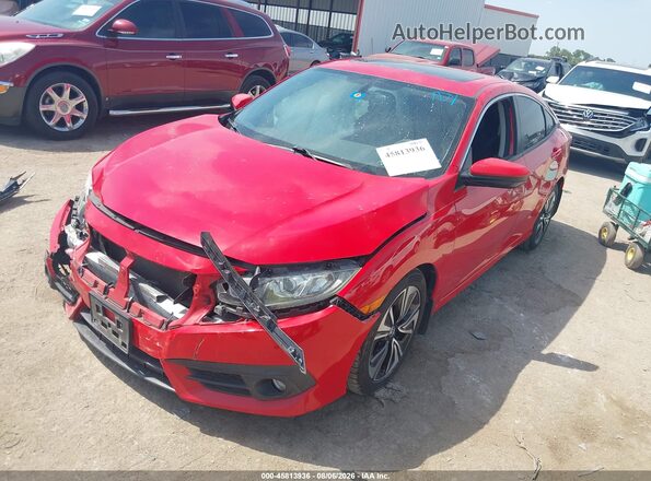 2HGFC1F31GH652710 2016 HONDA CIVIC Red Przód lewy