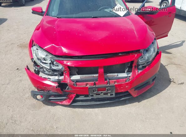 2HGFC1F31GH652710 2016 HONDA CIVIC Red Widok z przodu