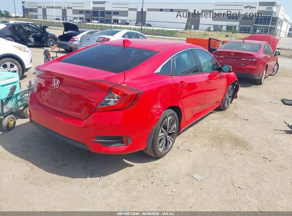 2HGFC1F31GH652710 2016 HONDA CIVIC Red Tył prawy