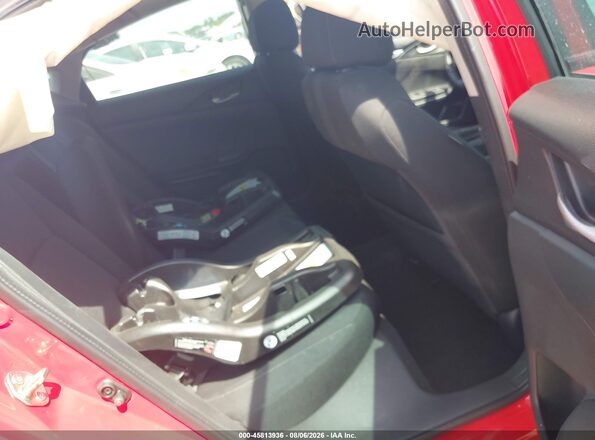 2HGFC1F31GH652710 2016 HONDA CIVIC Red Widok naklejki z numerem VIN