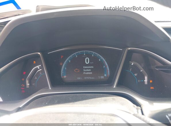 2HGFC1F31GH652710 2016 HONDA CIVIC Red Widok tylnych siedzeń
