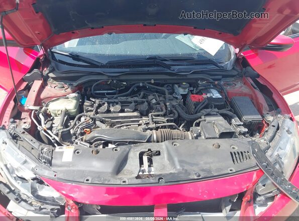 2HGFC1F31GH652710 2016 HONDA CIVIC Red Widok z tyłu