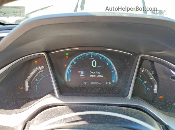 2HGFC1F31HH634368 2017 HONDA CIVIC Silver Սարքավորումների վահանակի տեսք