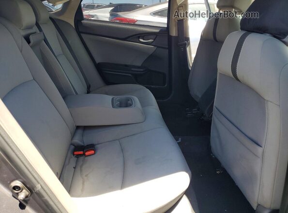 2HGFC1F31HH655477 2017 HONDA CIVIC Silver Rear seats view