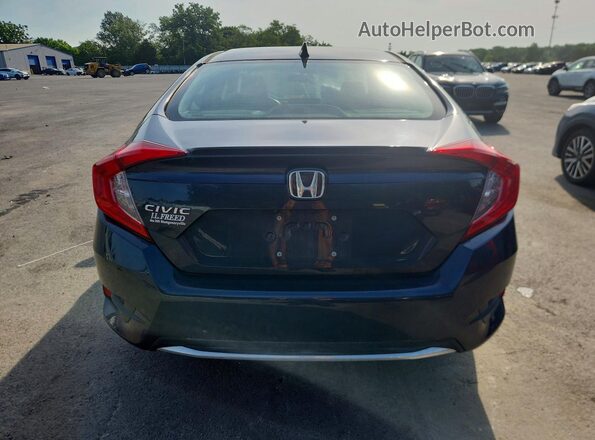 2HGFC1F31KH651937 2019 HONDA CIVIC Blue უკანა ხედი