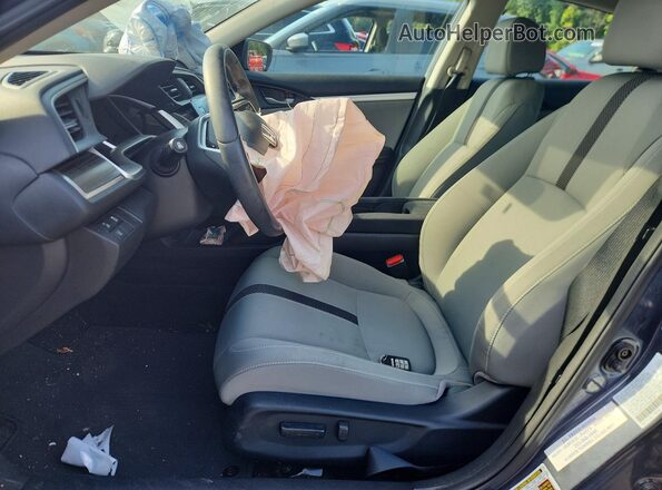 2HGFC1F31KH651937 2019 HONDA CIVIC Blue წინა სალონის ხედი
