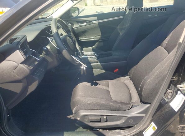 2HGFC1F31KH652134 2019 HONDA CIVIC Black Front interior view