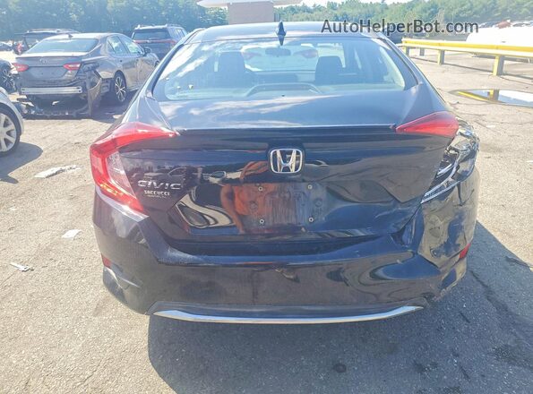 2HGFC1F31KH652134 2019 HONDA CIVIC Black Rear view