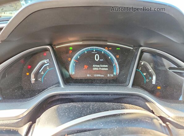 2HGFC1F32LH680512 2020 HONDA CIVIC Gray Vista del cuadro de instrumentos