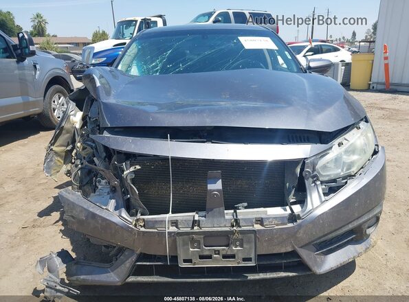 2HGFC1F33GH645757 2016 HONDA CIVIC Gray Vista del cuadro de instrumentos