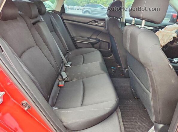 2HGFC1F33HH632072 2017 HONDA CIVIC Red უკანა სავარძლების ხედი
