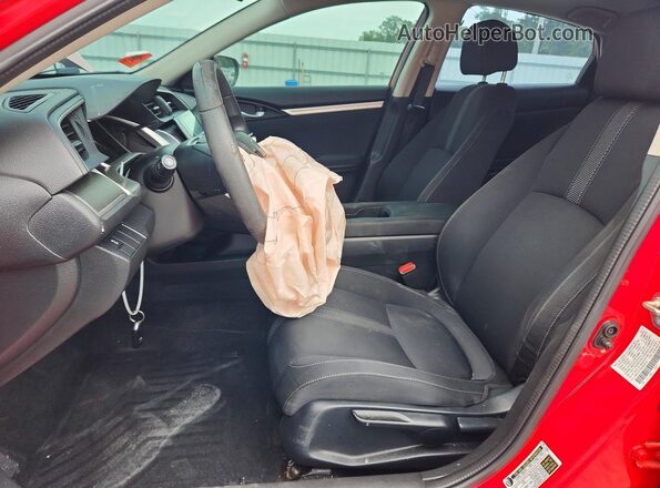 2HGFC1F33HH632072 2017 HONDA CIVIC Red წინა სალონის ხედი