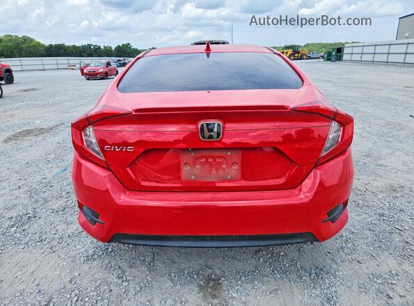 2HGFC1F33HH632072 2017 HONDA CIVIC Red უკანა ხედი