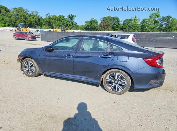 2HGFC1F33JH645202 2018 HONDA CIVIC Blue Հետևի ձախ