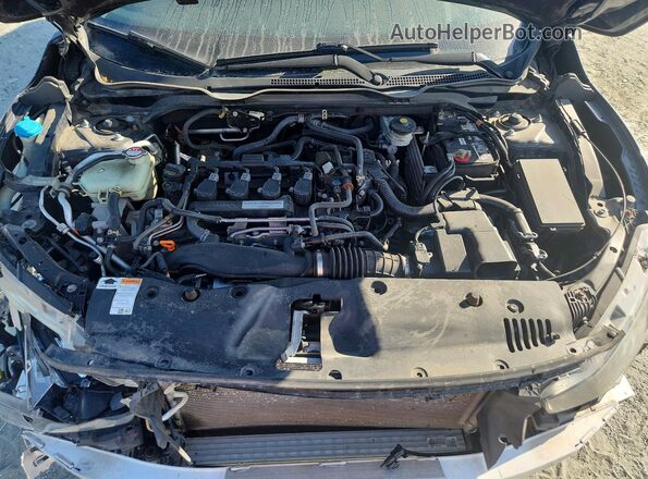 2HGFC1F33JH645202 2018 HONDA CIVIC Blue Սալոնի հետևի տեսք