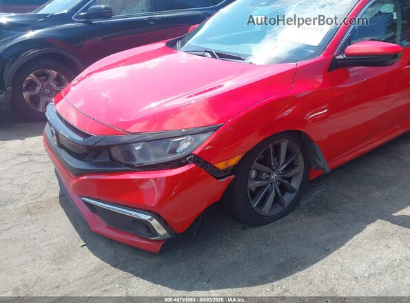 2HGFC1F33MH705077 2021 HONDA CIVIC Red Вид спереду