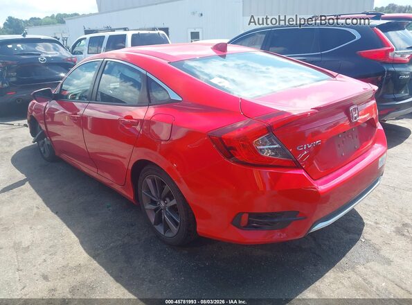 2HGFC1F33MH705077 2021 HONDA CIVIC Red Задня ліва чверть