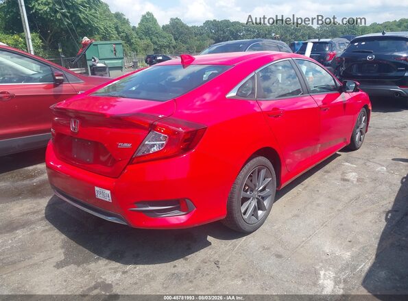 2HGFC1F33MH705077 2021 HONDA CIVIC Red Задня права чверть