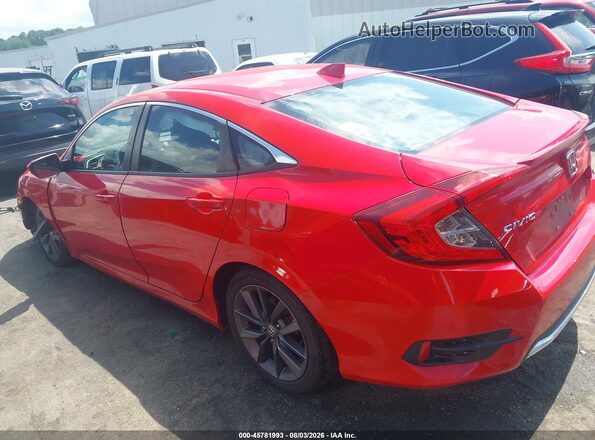 2HGFC1F33MH705077 2021 HONDA CIVIC Red Панорамний вид салону 360°
