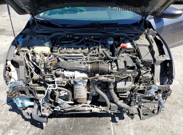 2HGFC1F34HH633781 2017 HONDA CIVIC Gray უკანა სალონის ხედი