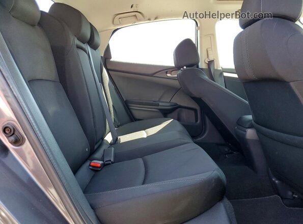 2HGFC1F34HH633781 2017 HONDA CIVIC Gray უკანა სავარძლების ხედი