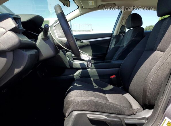 2HGFC1F34HH633781 2017 HONDA CIVIC Gray წინა სალონის ხედი