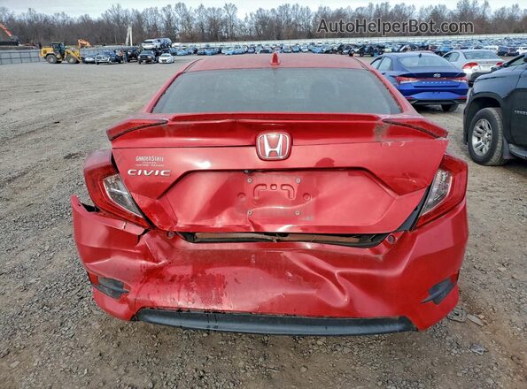 2HGFC1F34HH640424 2017 HONDA CIVIC Red Հետևի տեսք