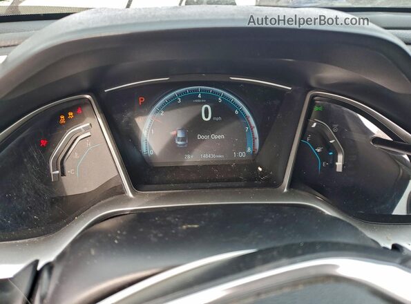2HGFC1F34HH640424 2017 HONDA CIVIC Red Սարքավորումների վահանակի տեսք