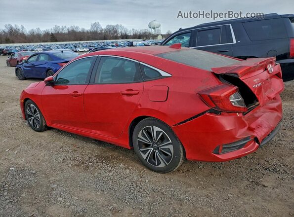 2HGFC1F34HH640424 2017 HONDA CIVIC Red Հետևի ձախ