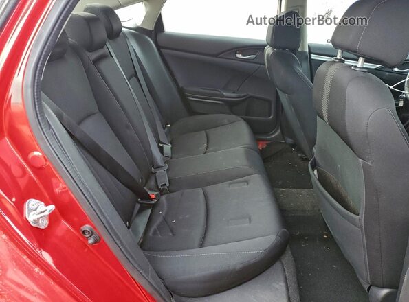 2HGFC1F34HH640424 2017 HONDA CIVIC Red Հետևի նստատեղերի տեսք