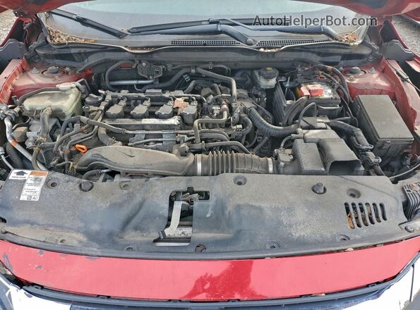 2HGFC1F34HH640424 2017 HONDA CIVIC Red Սալոնի հետևի տեսք