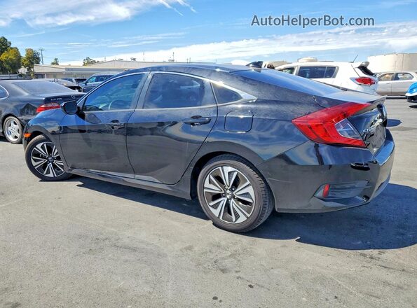 2HGFC1F34HH647776 2017 HONDA CIVIC Black Trasero izquierdo