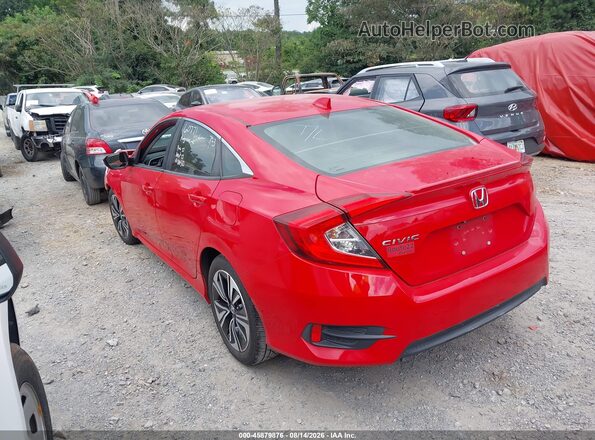 2HGFC1F34HH651651 2017 HONDA CIVIC Red Հետևի ձախ