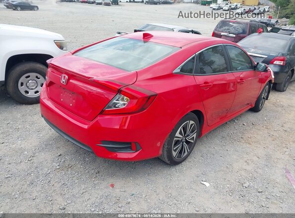 2HGFC1F34HH651651 2017 HONDA CIVIC Red Հետևի աջ