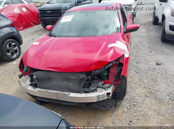 2HGFC1F34HH651651 2017 HONDA CIVIC Red Սարքավորումների վահանակի տեսք