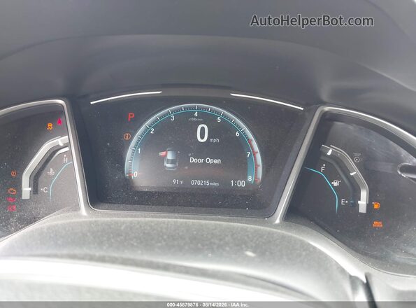2HGFC1F34HH651651 2017 HONDA CIVIC Red Հետևի նստատեղերի տեսք