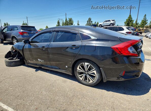 2HGFC1F34HH659507 2017 HONDA CIVIC Black Trasero izquierdo