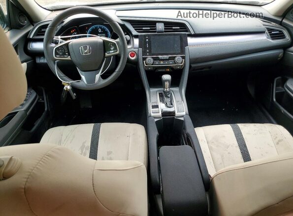 2HGFC1F35HH650167 2017 HONDA CIVIC White Dashboard view