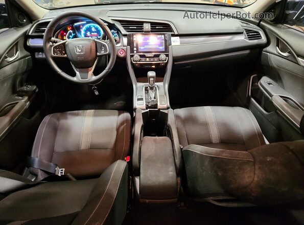 2HGFC1F35HH656003 2017 HONDA CIVIC Black Vista del salpicadero