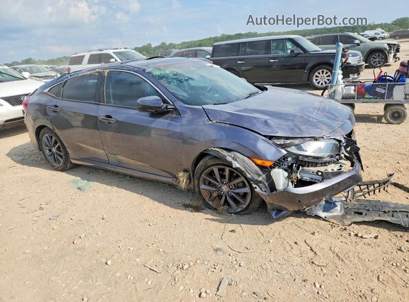 2HGFC1F35MH705307 2021 HONDA CIVIC Gray Delantero derecho