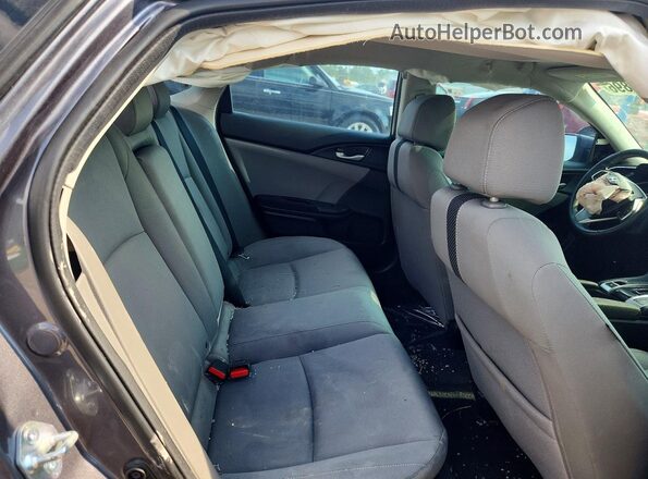 2HGFC1F35MH705307 2021 HONDA CIVIC Gray Vista de los asientos traseros