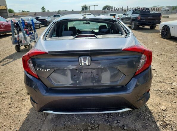 2HGFC1F35MH705307 2021 HONDA CIVIC Gray Vista trasera